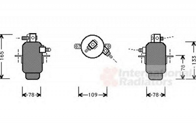VAN WEZEL 3000d006 -  Осушитель, кондиционер